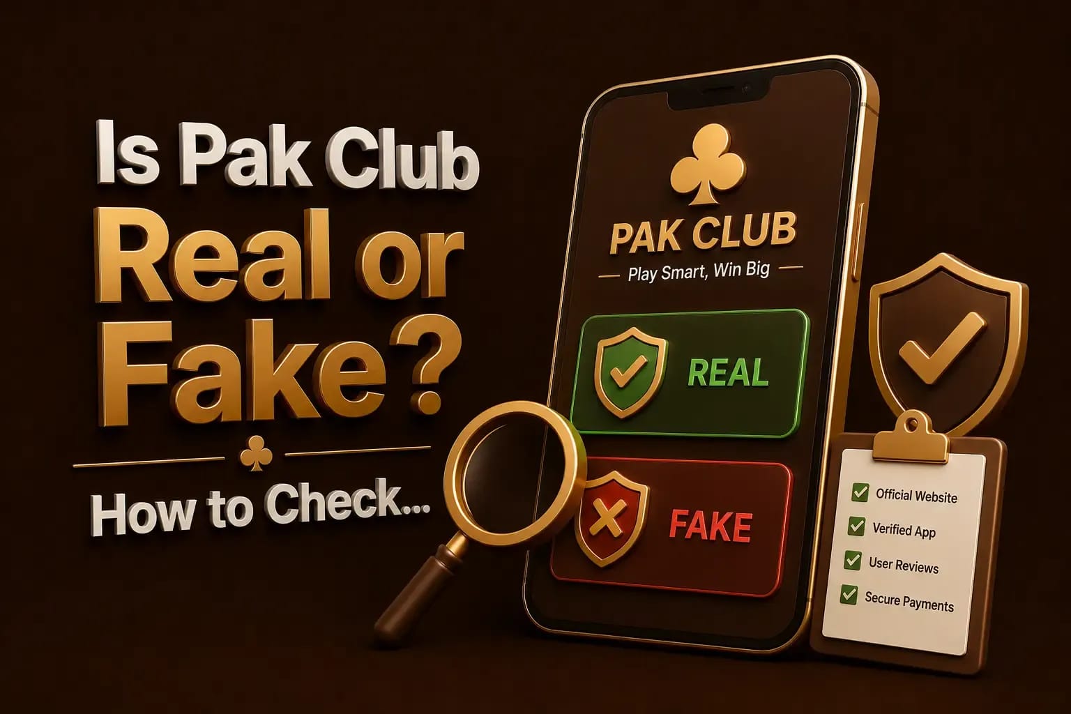 Pak Club website, operator and payment details being verified
